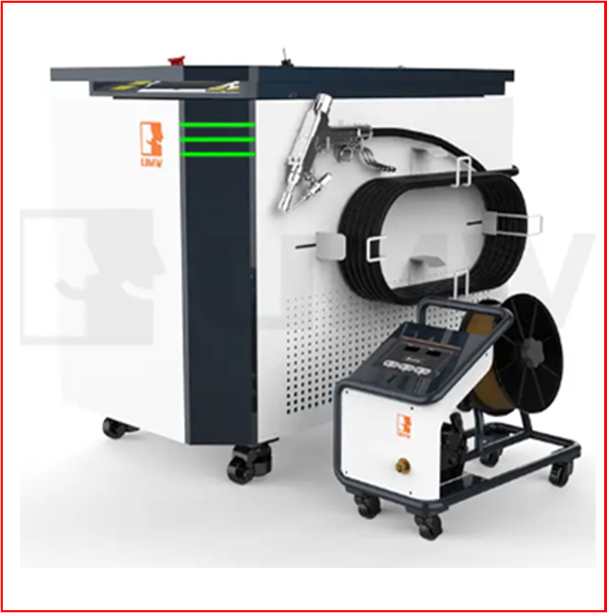 4 in 1 mini Watergekoelde laserlasmachine Raytools voorkant