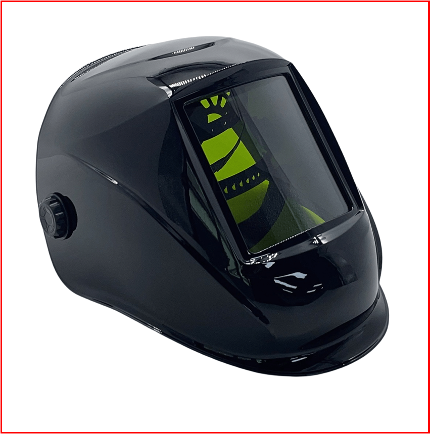 laserveiligheidsbril/ helm schuin